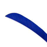 Maxbell 12pcs 3inch Archery Arrow Turkey Feathers Fletchings Vanes Dark Blue