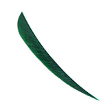 Maxbell 12pcs 3inch Archery Arrow Turkey Feathers Fletchings Vanes Dark Green