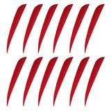 Maxbell 12pcs 3inch Archery Arrow Turkey Feathers Fletchings Vanes Red