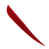 Maxbell 12pcs 3inch Archery Arrow Turkey Feathers Fletchings Vanes Red