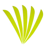 Maxbell 12pcs 3inch Archery Arrow Turkey Feathers Fletchings Vanes Fluores Yellow