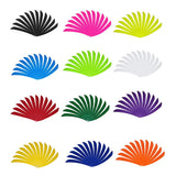 Maxbell 12 Pieces Archery Hunting Arrow Feather Fletching Right Wing Fletches 4 inch Black