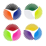 Maxbell 12 Pieces Archery Hunting Arrow Feather Fletching Right Wing Fletches 4 inch Black