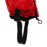 Maxbell Outdoor Waterproof Ankle Walking Gaiters Boots Snow Leg Guard Red
