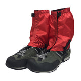 Maxbell Outdoor Waterproof Ankle Walking Gaiters Boots Snow Leg Guard Red