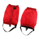 Maxbell Outdoor Waterproof Ankle Walking Gaiters Boots Snow Leg Guard Red