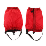 Maxbell Outdoor Waterproof Ankle Walking Gaiters Boots Snow Leg Guard Red