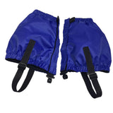 Maxbell Outdoor Waterproof Ankle Walking Gaiters Boots Snow Leg Guard Blue