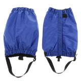Maxbell Outdoor Waterproof Ankle Walking Gaiters Boots Snow Leg Guard Blue