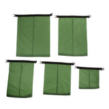 Maxbell 5 Sizes Set Waterproof Dry Bag Sack Storage Camping Rafting Kayaking Army Green