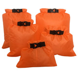 Maxbell 5 Sizes Set Waterproof Dry Bag Sack Storage Camping Rafting Kayaking Orange