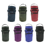 Maxbell Water Bottle Holder Carrier with 3 Pockets and Adjustable Shoulder Strap Royal Blue