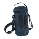 Maxbell Water Bottle Holder Carrier with 3 Pockets and Adjustable Shoulder Strap Royal Blue