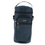 Maxbell Water Bottle Holder Carrier with 3 Pockets and Adjustable Shoulder Strap Royal Blue