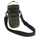 Maxbell Water Bottle Holder Carrier with 3 Pockets and Adjustable Shoulder Strap Army Green