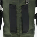 Maxbell Water Bottle Holder Carrier with 3 Pockets and Adjustable Shoulder Strap Army Green