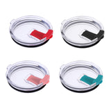 Max Tumbler Replacement Lids, Spill Proof and Splash Resistant Lid for Cup 30oz Black