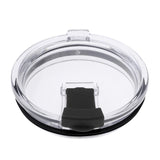 Max Tumbler Replacement Lids, Spill Proof and Splash Resistant Lid for Cup 30oz Black