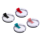 Max Tumbler Replacement Lids, Spill Proof and Splash Resistant Lid for Cup 30oz Black