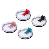 Max Tumbler Replacement Lids, Spill Proof and Splash Resistant Lid for Cup 30oz Black