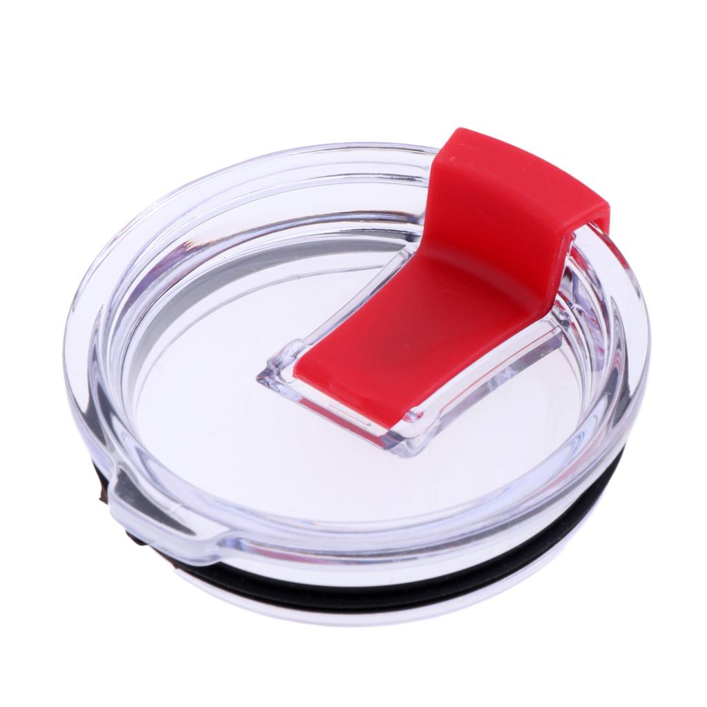 Maxbell Tumbler Replacement Lids, Spill Proof and Splash Resistant Lid for Cup 20oz Red