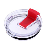Maxbell Tumbler Replacement Lids, Spill Proof and Splash Resistant Lid for Cup 20oz Red