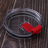Maxbell Tumbler Replacement Lids, Spill Proof and Splash Resistant Lid for Cup 20oz Red