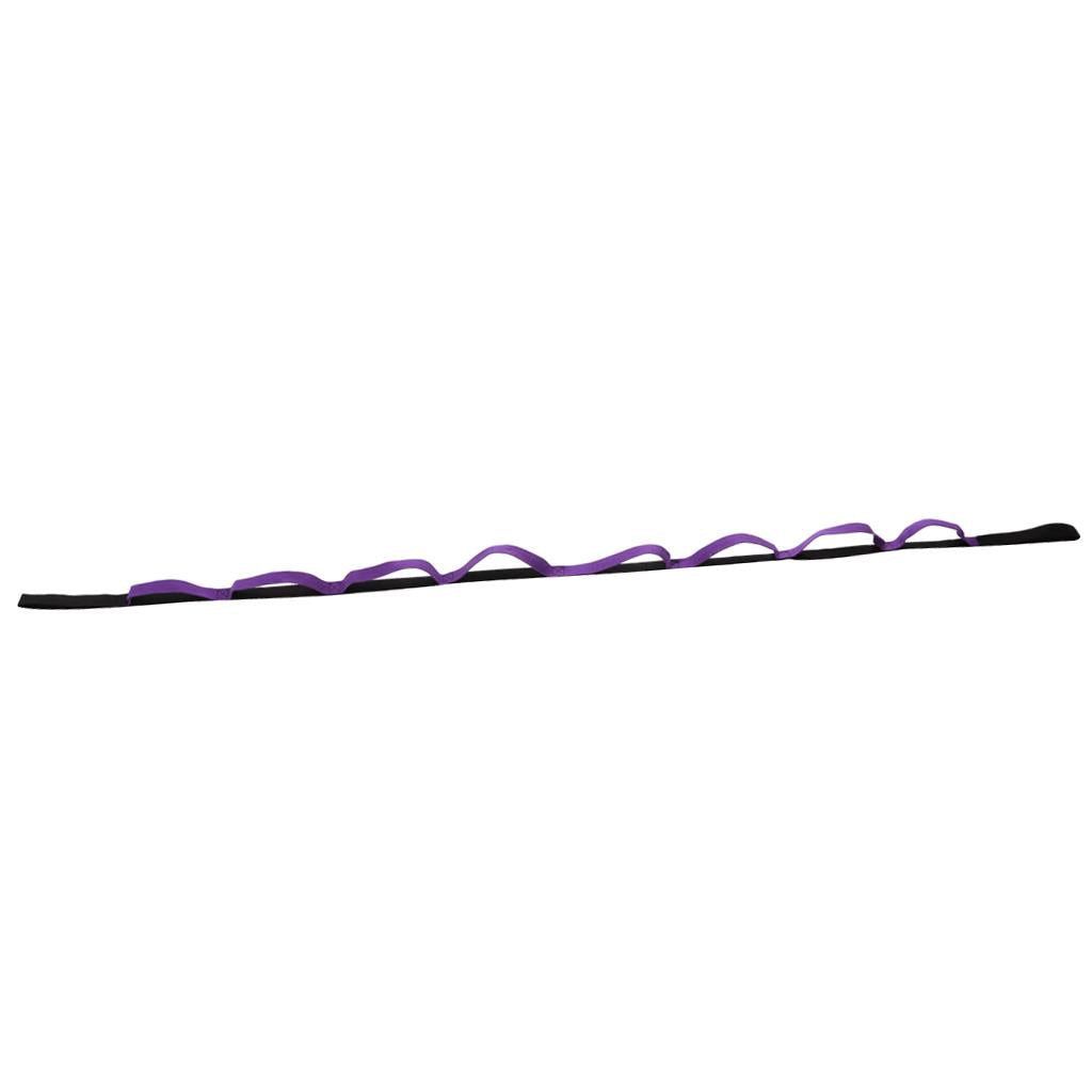 Maxbell Ultra-light Yoga Daisy Chain Rope Sling Ring Bandlet Rope Cord Strap 200cm Purple