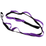 Maxbell Ultra-light Yoga Daisy Chain Rope Sling Ring Bandlet Rope Cord Strap 200cm Purple