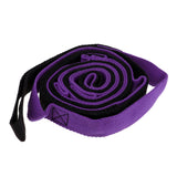 Maxbell Ultra-light Yoga Daisy Chain Rope Sling Ring Bandlet Rope Cord Strap 200cm Purple