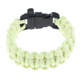 Maxbell Outdoor Camping Hiking Survival Rope Paracord Bracelet with Buckle yellow