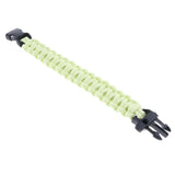 Maxbell Outdoor Camping Hiking Survival Rope Paracord Bracelet with Buckle yellow