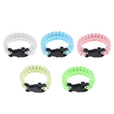 Maxbell Outdoor Camping Hiking Survival Rope Paracord Bracelet with Buckle yellow