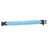 Maxbell Outdoor Camping Hiking Survival Rope Paracord Bracelet with Buckle blue
