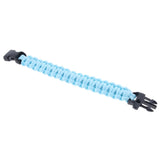 Maxbell Outdoor Camping Hiking Survival Rope Paracord Bracelet with Buckle blue