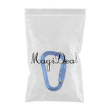 Maxbell 22KN Screw Gate Auto Locking Carabiner Quickdraw for Climbing Rappelling Auto Blue