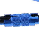 Maxbell 22KN Screw Gate Auto Locking Carabiner Quickdraw for Climbing Rappelling Auto Blue