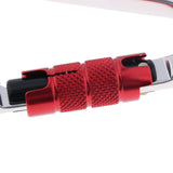 Maxbell 22KN Screw Gate Auto Locking Carabiner Quickdraw for Climbing Rappelling Auto Silver