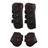 Maxbell Horse Leg Boots Hind Front Leg Tendon Protect Wraps Cover Equestrian Wear Front Leg