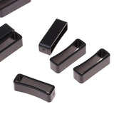 Maxbell 50pcs Plastic Belt Loop Keeper Loop Buckles Belt Harness Backpack Straps 25mm