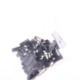 Maxbell 50pcs Plastic Belt Loop Keeper Loop Buckles Belt Harness Backpack Straps 25mm