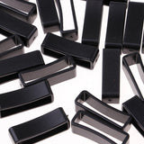 Maxbell 50pcs Plastic Belt Loop Keeper Loop Buckles Belt Harness Backpack Straps 32mm