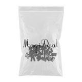Maxbell 50pcs Plastic Belt Loop Keeper Loop Buckles Belt Harness Backpack Straps 32mm