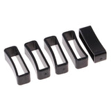 Maxbell 50pcs Plastic Belt Loop Keeper Loop Buckles Belt Harness Backpack Straps 32mm