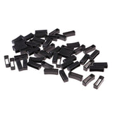 Maxbell 50pcs Plastic Belt Loop Keeper Loop Buckles Belt Harness Backpack Straps 32mm