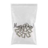 Maxbell 10pcs D-ring tactical molle Locking webbing buckle carabiner Climbing hook Mud