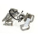 Maxbell 10pcs D-ring tactical molle Locking webbing buckle carabiner Climbing hook Mud