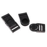 Maxbell 10pcs Plastic Release Buckle for Paracord Bracelet Backpack Webbing Strap 70x30mm