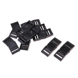 Maxbell 10pcs Plastic Release Buckle for Paracord Bracelet Backpack Webbing Strap 70x30mm