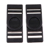 Maxbell 10pcs Plastic Release Buckle for Paracord Bracelet Backpack Webbing Strap 70x30mm